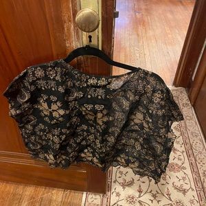 Mes Demoiselles Mesh Crop Too Size 2 / Medium